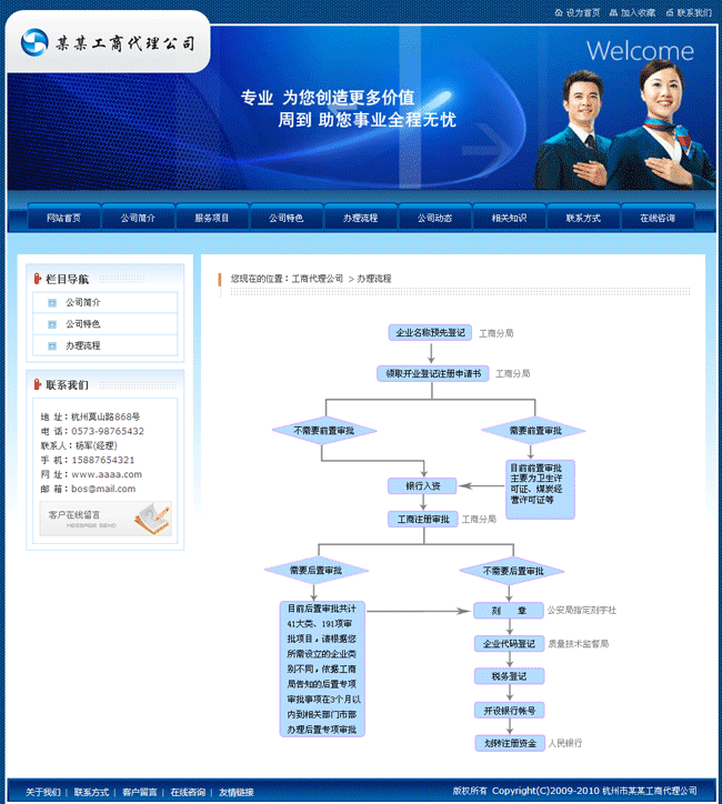 模板内页截图